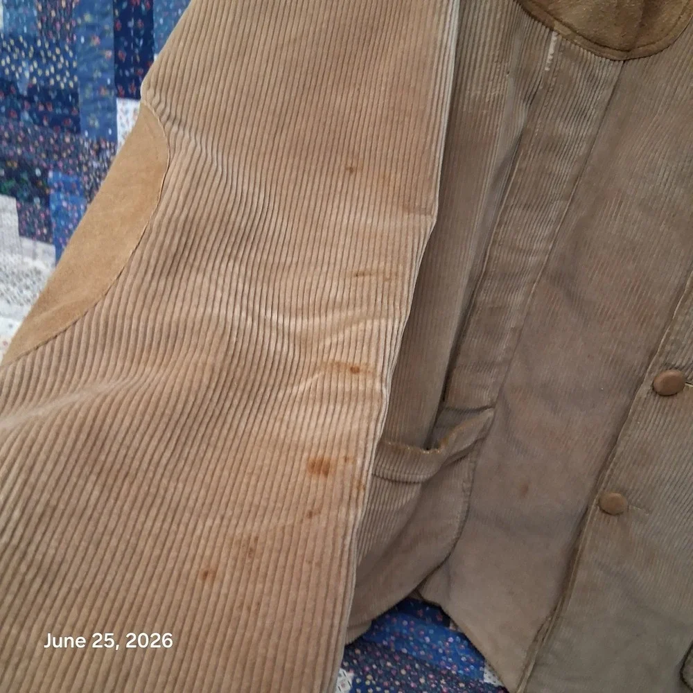 True Vintage‎ 60s Eddie Bauer Corduroy Blazer Size 44 Long Pheasant Lined